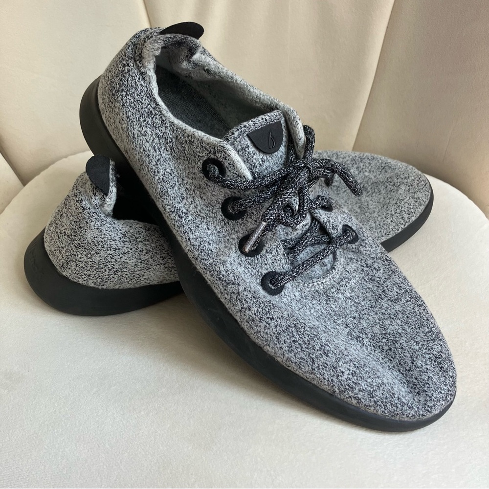 Allbirds Wool Runners gray sneakers, men’s size 12
